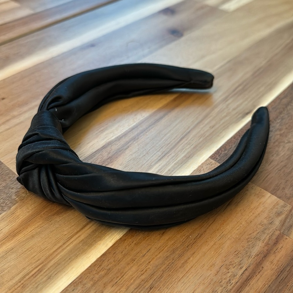 Jcrew headband black ribbon
